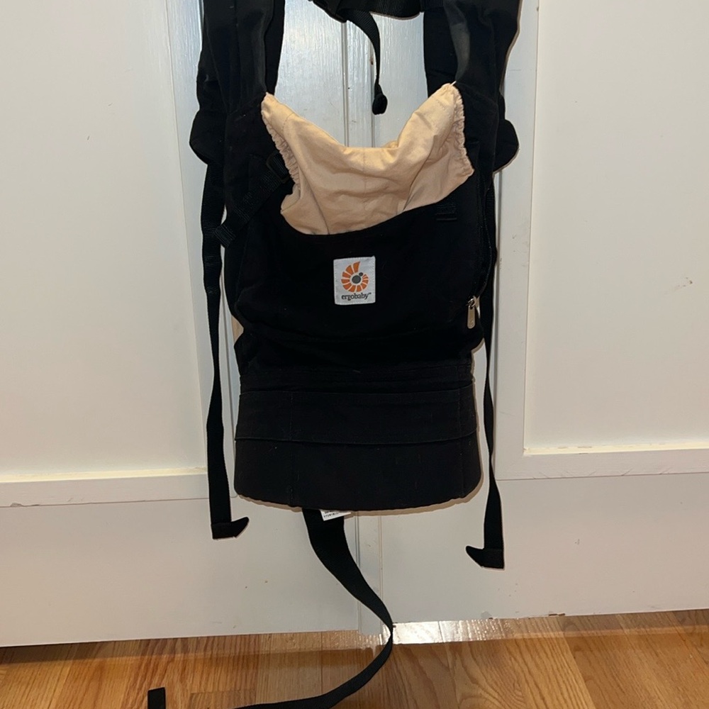 Ergo baby Black and Tan Backpack